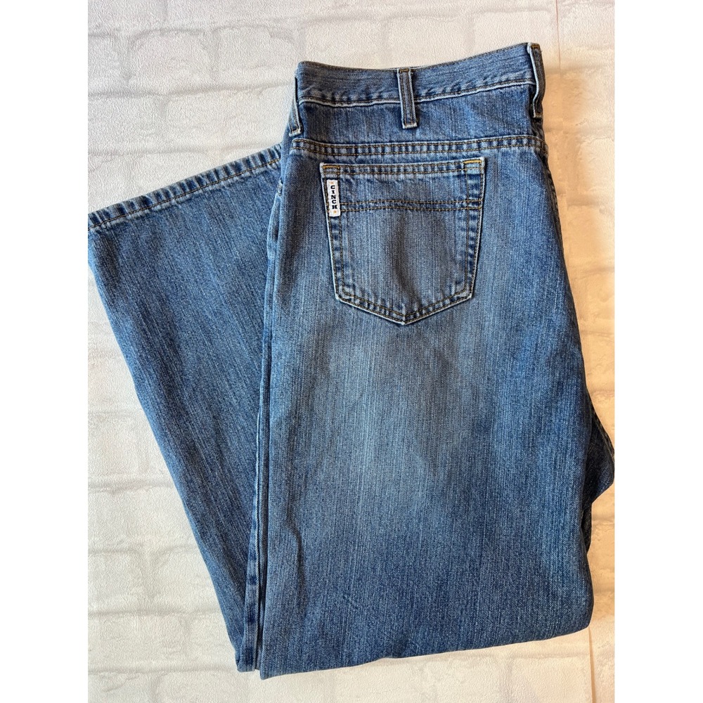 Cinch Mens Relaxed Fit Straight Leg Blue Denim Jeans 40x32 western cowboy